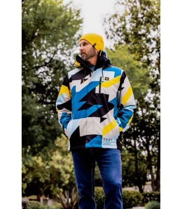 JACKET TOUR BRAVE BL/YL MD