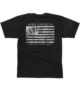 TEE PC FLAG BLK LG