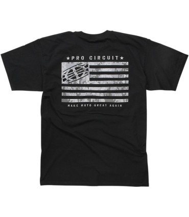 TEE PC FLAG BLK LG