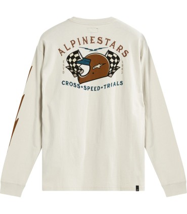 TEE LS FULL FACE WH 2X