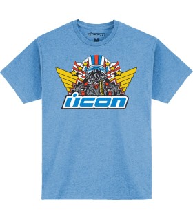 TEE FLYBOY LT HTHR BL XL