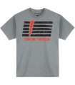 TEE INVASION STRIPE GY SM