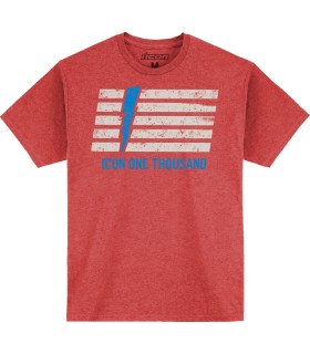 TEE INVASION STRIPE RD 2X