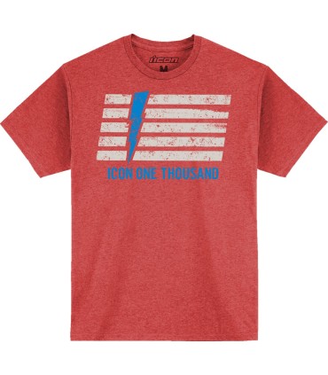 TEE INVASION STRIPE RD 3X