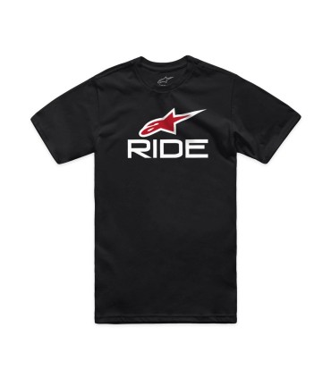 TEE CSF RIDE 4 BK/W/R S