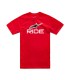 TEE CSF RIDE 4 RD/W/BK S