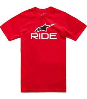 TEE RIDE 4.0 SS RD/WT/BK M