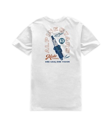 TEE CSF SPARKY WHITE L