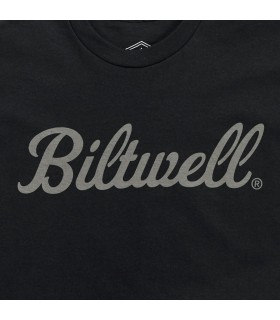 TEE SCRIPT GREY BK MD