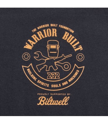 TEE WARRIOR BUILT EAGLE BK SM