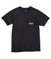 TEE OLD JUNK POCKET BK BK SM
