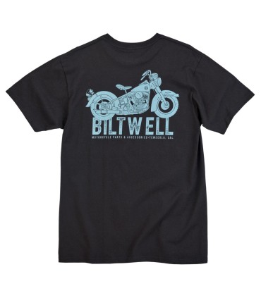 TEE OLD JUNK POCKET BK BK SM