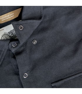 SHIRT FLANNEL HI TEST BLACK MD