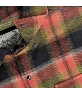 SHIRT FLANNEL HI TEST RUST XS