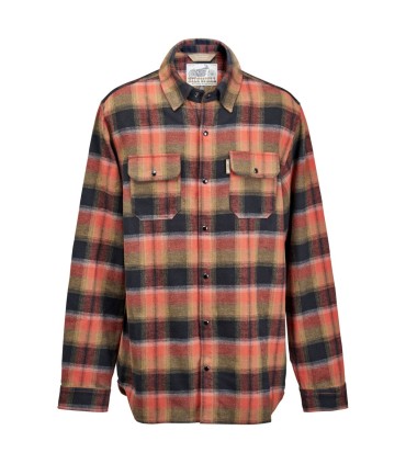 SHIRT FLANNEL HI TEST RUST XS