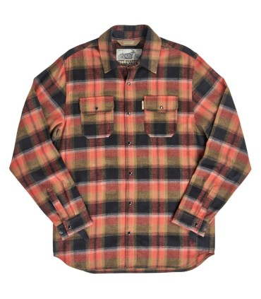 SHIRT FLANNEL HI TEST RUST XS