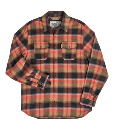 SHIRT FLANNEL HI TEST RUST XS