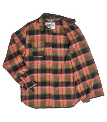 SHIRT FLANNEL HI TEST RUST SM