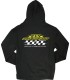 ZIP HOODY RACER BLK SM