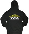 ZIP HOODY RACER BLK SM