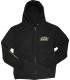 ZIP HOODY RACER BLK SM