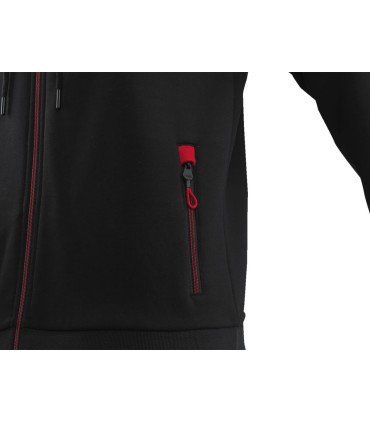 ZIP HOODIE BLACK MEN M