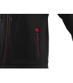 SWEAT À CAPUCHE ZIPPÉ NOIR HOMME M