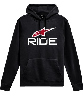 HOODIE RIDE 4.0 P/O BK/RD/WT 2
