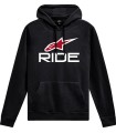 Sweat à capuche Ride 4.0 P/O Noir/Rouge/Poids 2