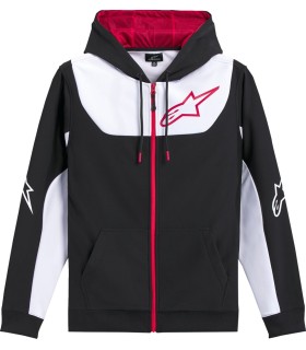 HOODIE ZIP SESSIONS V3 BLK/WHT