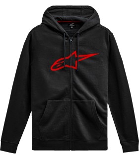 HOODIE ZIP AGELESS V3 BLK/RD L