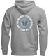 HOODIE ZIP UP BADGE HTR GRAY 2