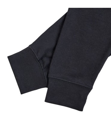 HOODIE BOLTS ZIP BLACK SM