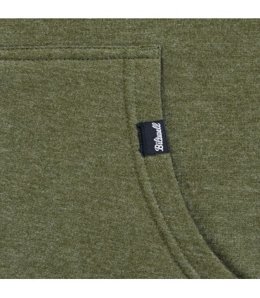 HOODIE STENCIL ZIP OLIVE XL