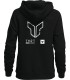 HOODIE WOMENS TRAX BLACK SM
