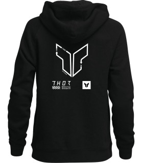 HOODIE WOMENS TRAX BLACK MD
