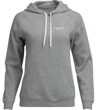 HOODIE WOMENS TRAX HTR GY LG