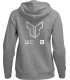 HOODIE WOMENS TRAX HTR GY XL