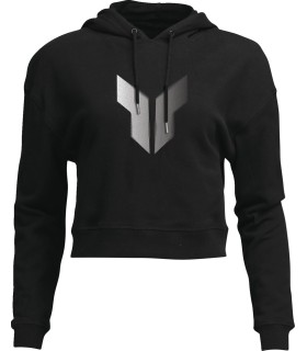 HOODIE WOMEN CROP NOISE BK SM