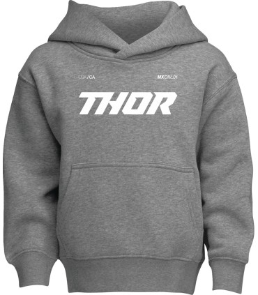 HOODIE YOUTH BRAVE HTR GRAY MD