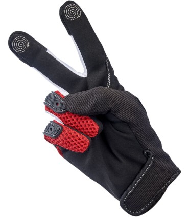 GLOVES ANZA RED/BLK XS