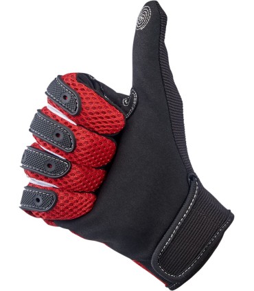 GLOVES ANZA RED/BLK SM