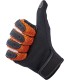 GLOVES ANZA ORG/BLK SM