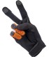 GLOVES ANZA ORG/BLK SM