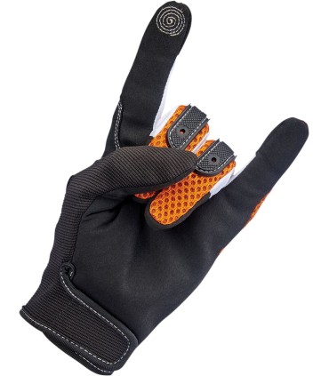 GLOVES ANZA ORG/BLK SM