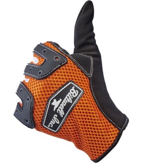 GLOVES ANZA ORG/BLK LG