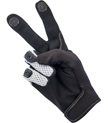 GLOVES ANZA WHT/BLK XS