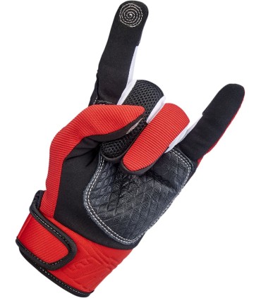 GLOVES BAJA RED/BLK SM