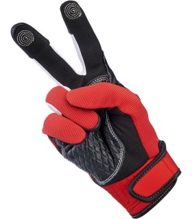 GLOVES BAJA RED/BLK LG
