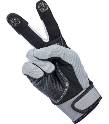 GLOVES BAJA GRY/BLK SM